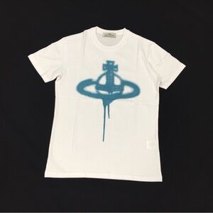 ⭐️Saturn Logo Short Sleeve T-shirt White Size S